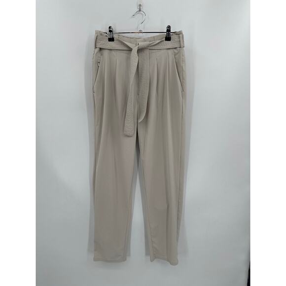Athleta Skyline Pant II Lightweight Paper bag Athletic Pants Size 4 Light Tan - Picture 4 of 8